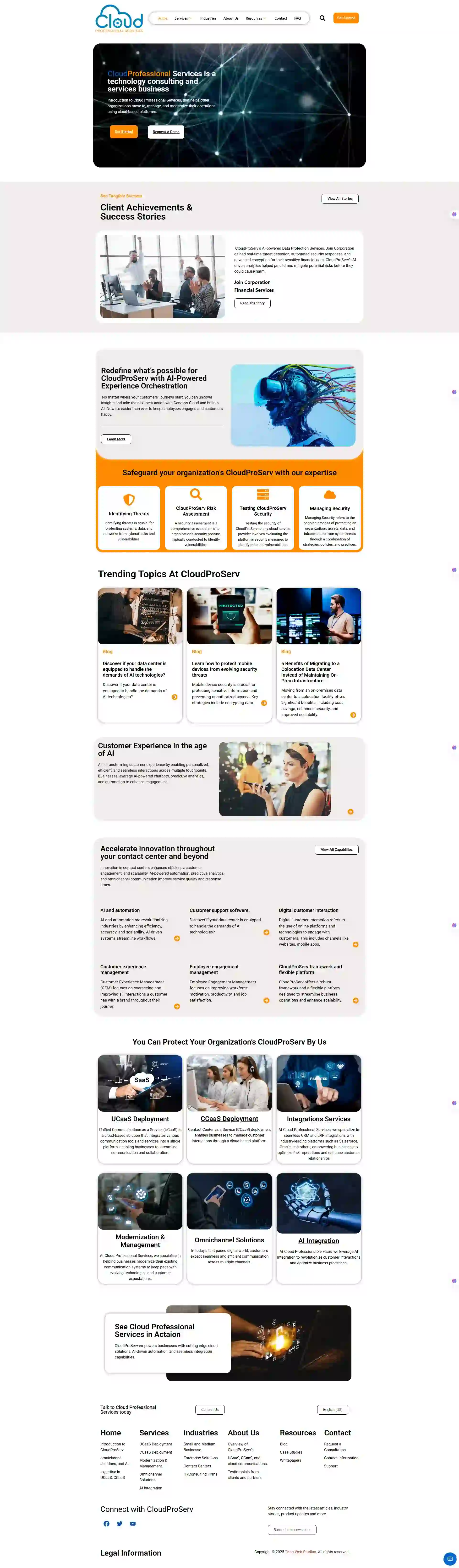 Corporate Website